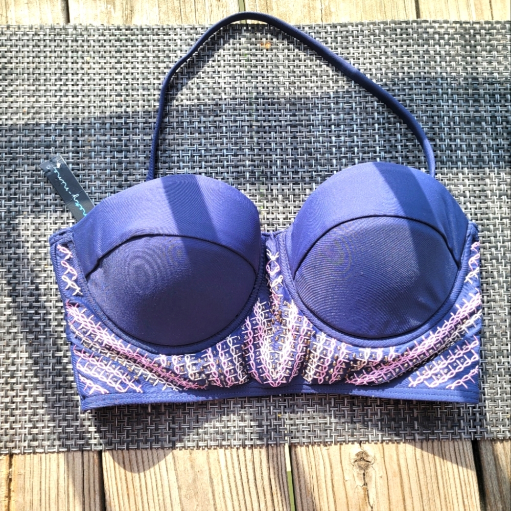 NINETY-NINE Brand Boustier Style Ladies Push Up Swimsuit Top